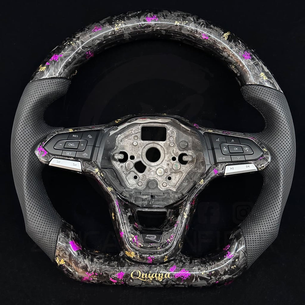 2022 + Volkswagen/VW Golf MK8 GTI/R/Jetta GLI Carbon Fiber Steering Wheel Steering Wheels