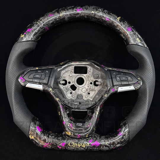 2022 + Volkswagen/VW Golf MK8 GTI/R/Jetta GLI Carbon Fiber Steering Wheel Steering Wheels