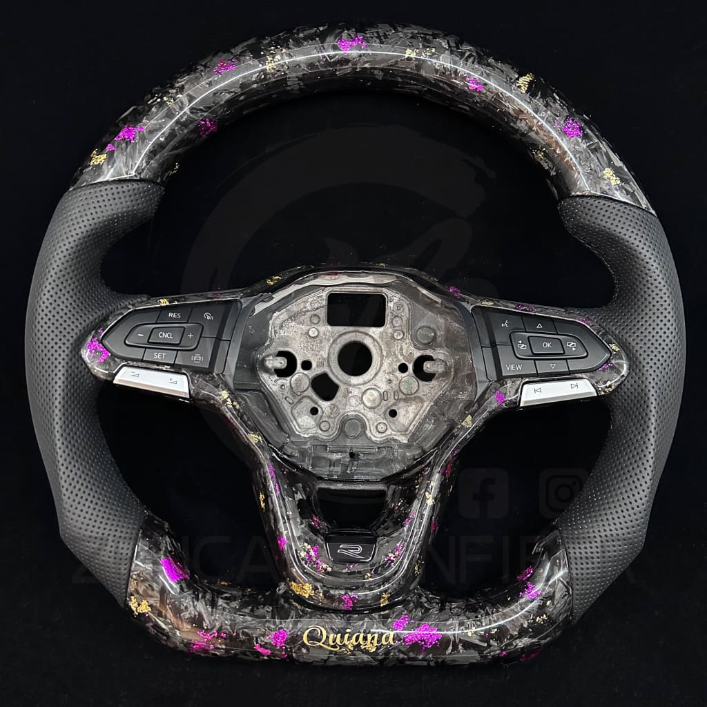2022 + Volkswagen/VW Golf MK8 GTI/R/Jetta GLI Carbon Fiber Steering Wheel Steering Wheels