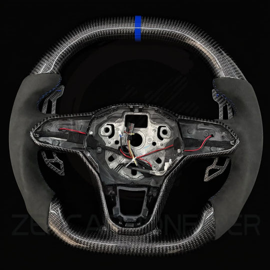 2022+ Volkswagen/VW Golf MK8 GTI/R/Jetta GLI Carbon Fiber Steering Wheel - Steering Wheels