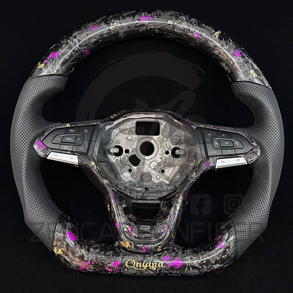 2022 + Volkswagen/VW Golf MK8 GTI/R/Jetta GLI Carbon Fiber Steering Wheel Steering Wheels