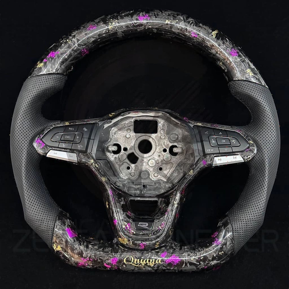2022 + Volkswagen/VW Golf MK8 GTI/R/Jetta GLI Carbon Fiber Steering Wheel Steering Wheels