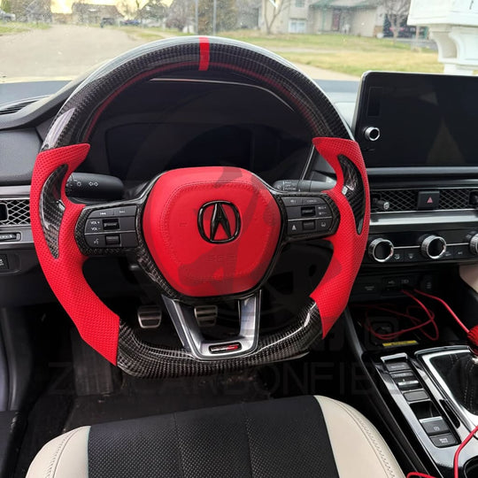 2023+ Acura Integra Carbon Fiber Steering Wheel - Steering Wheels