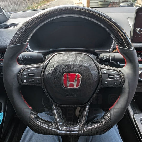 2022+ 11th Gen Honda Civic/Accord/Acura Integra Carbon Fiber Steering Wheel Steering Wheels