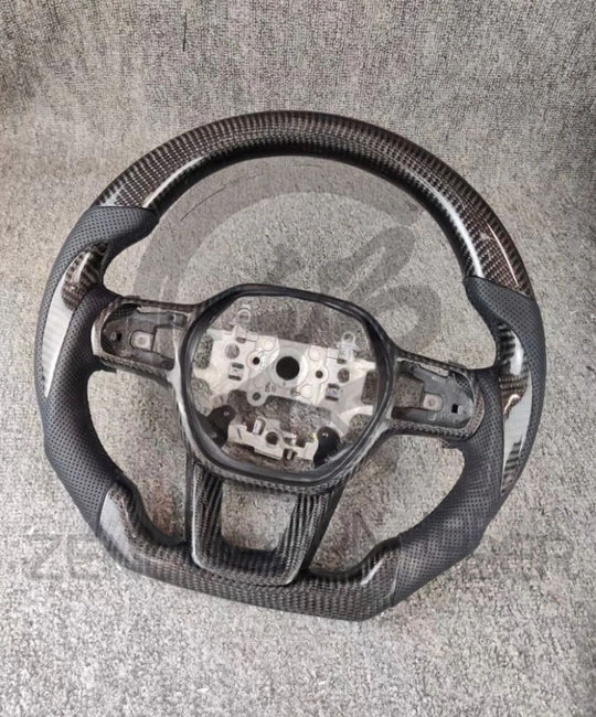 2022+ 11Th Gen Honda Civic Carbon Fiber Steering Wheel