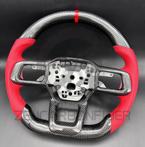 2024 Ford Mustang S650 Carbon Fiber Steering Wheel Steering Wheel