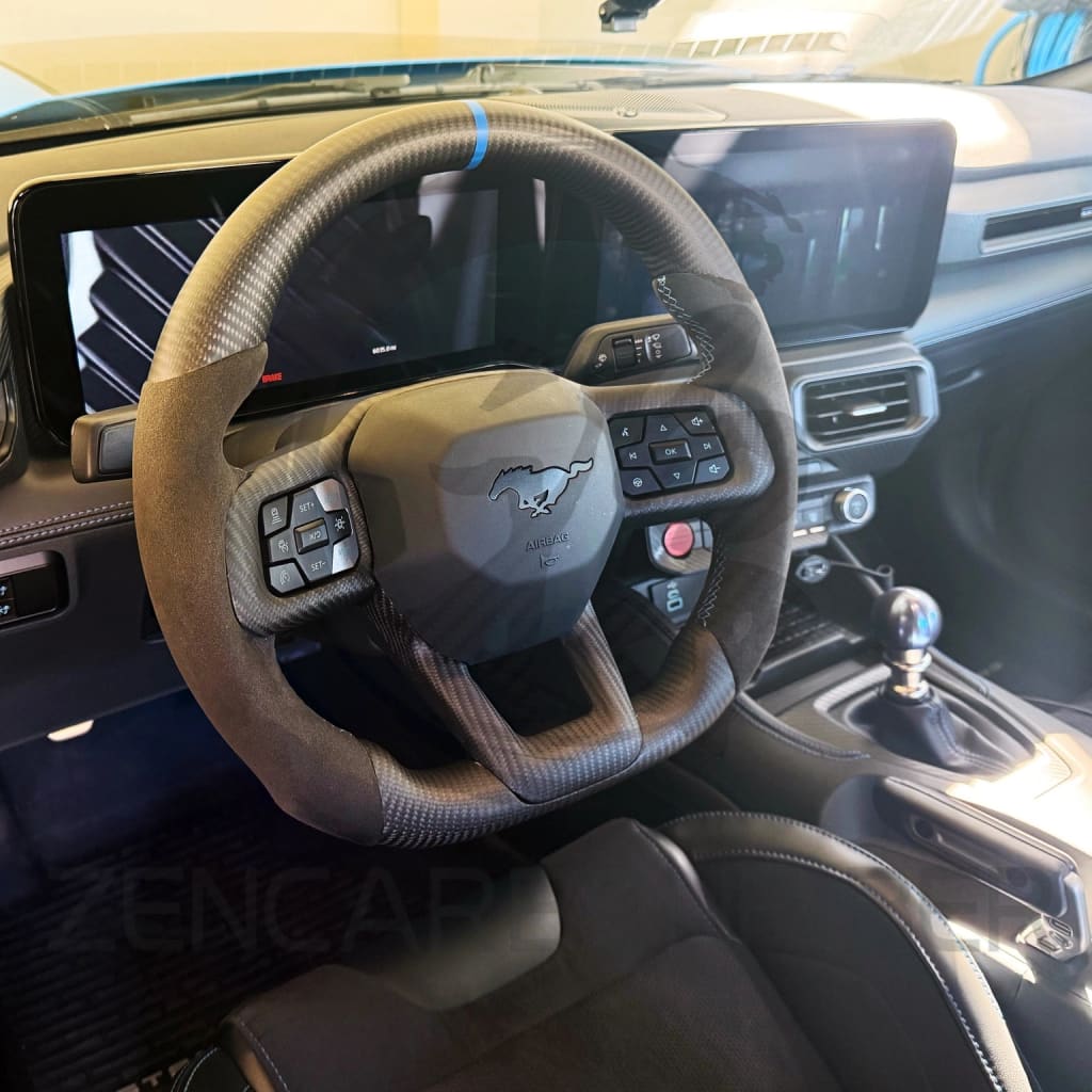 2024+ Ford Mustang S650 Carbon Fiber Steering Wheel Steering Wheels