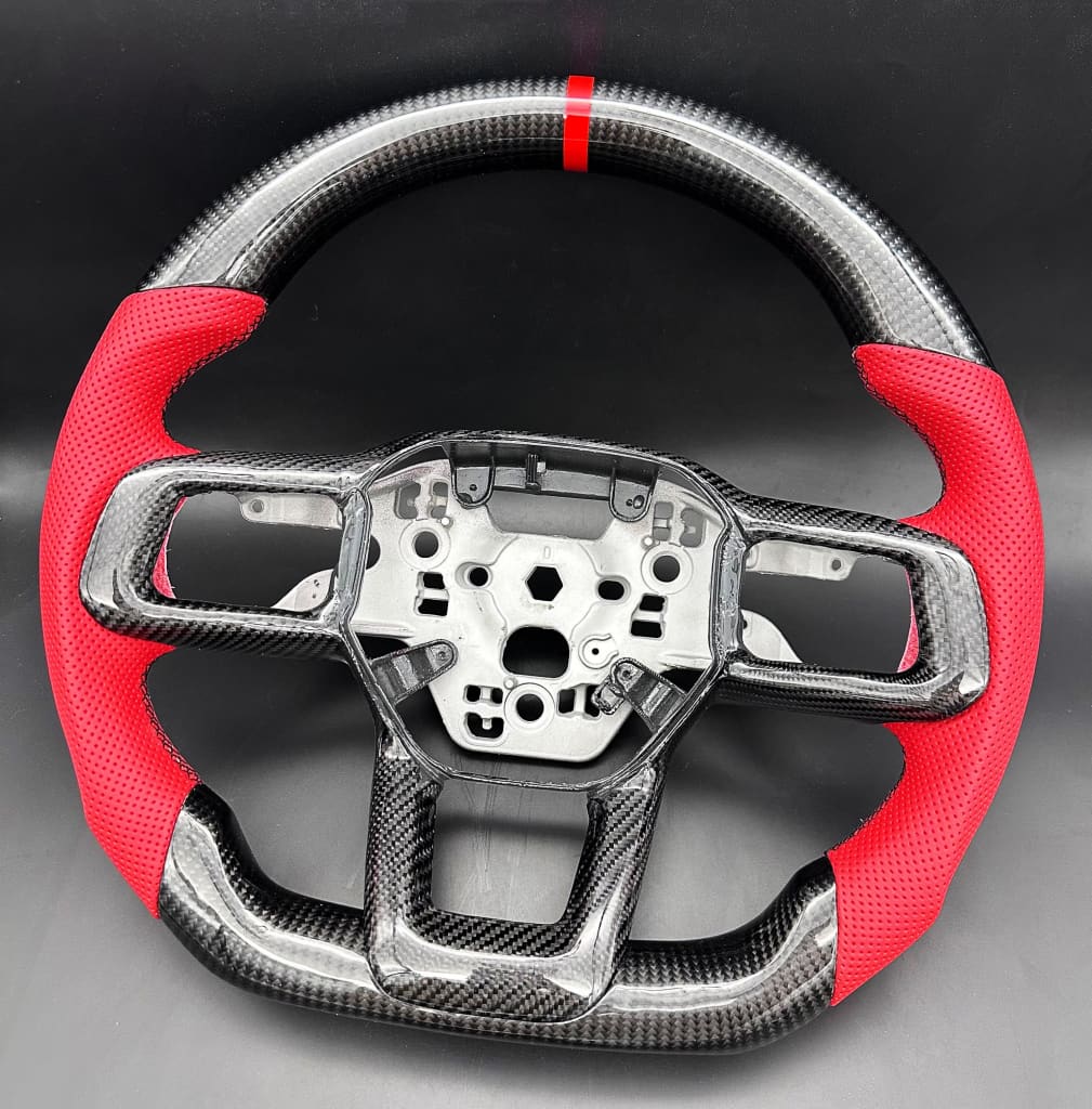 2024 Ford Mustang S650 Carbon Fiber Steering Wheel Steering Wheel