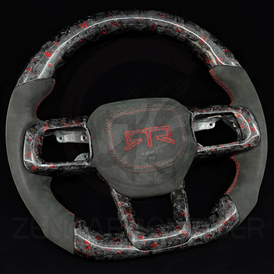 2024+ Ford Mustang S650 Carbon Fiber Steering Wheel - Steering Wheels