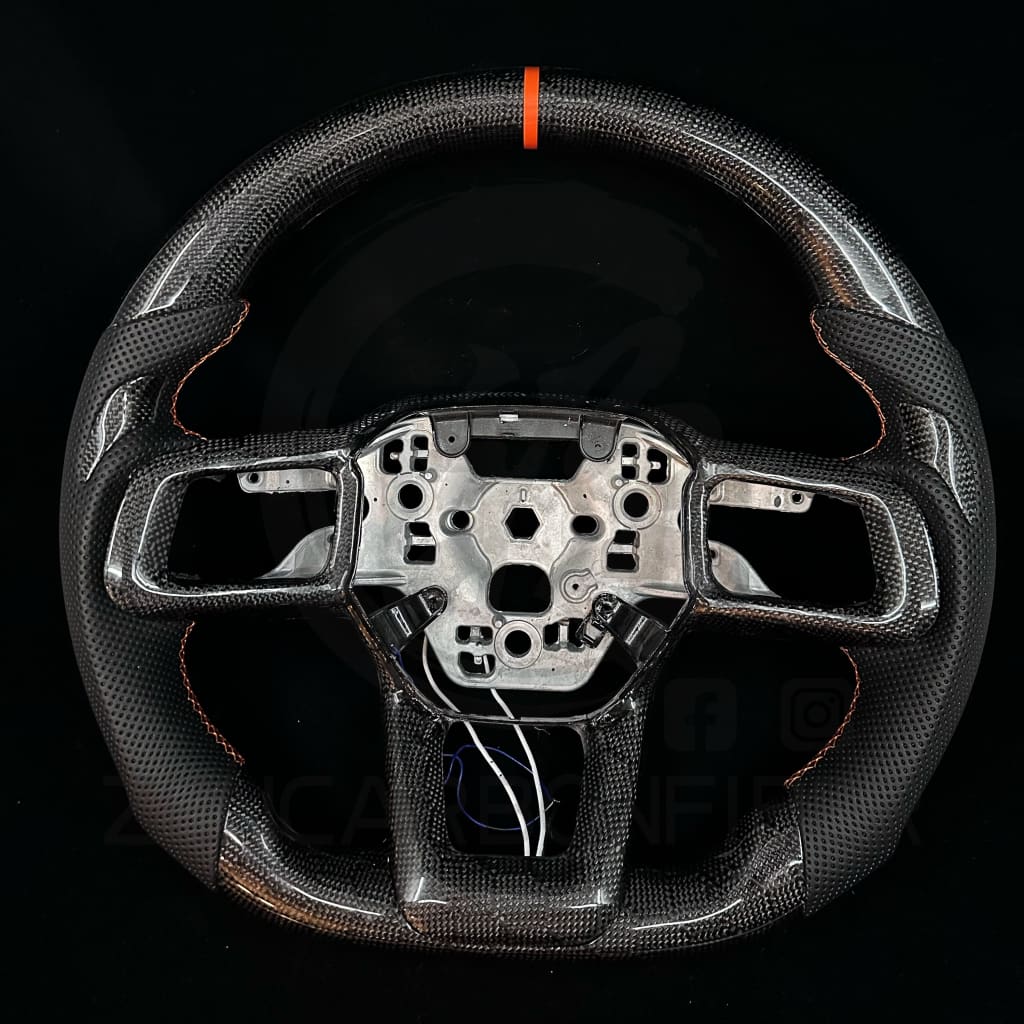 2024 + Ford Mustang S650 Carbon Fiber Steering Wheel Steering Wheel