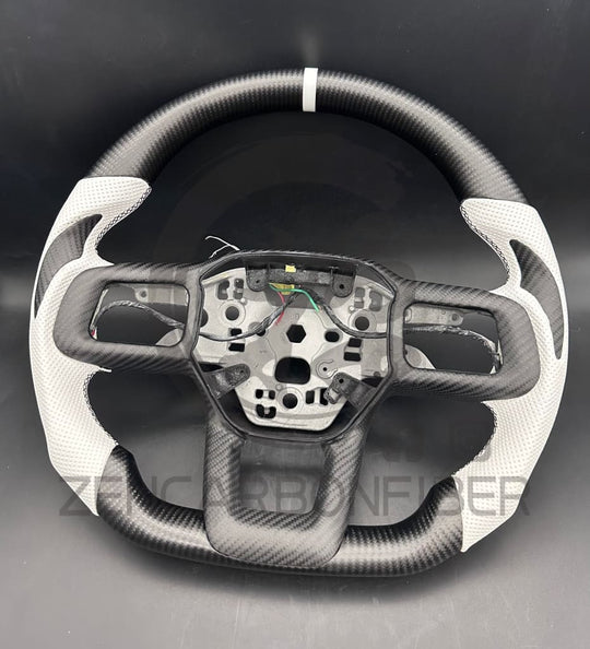 2024 Ford Mustang S650 Carbon Fiber Steering Wheel Steering Wheel