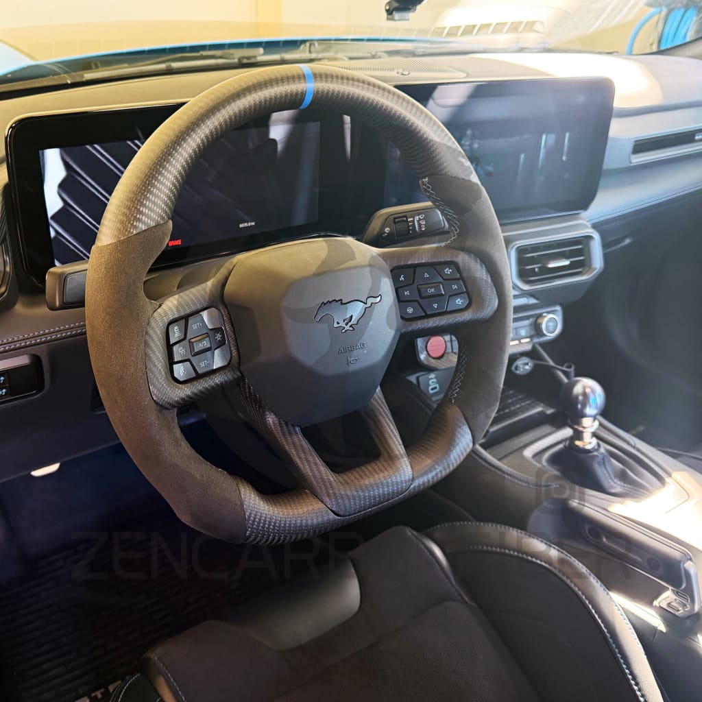 2024+ Ford Mustang S650 Carbon Fiber Steering Wheel Steering Wheels