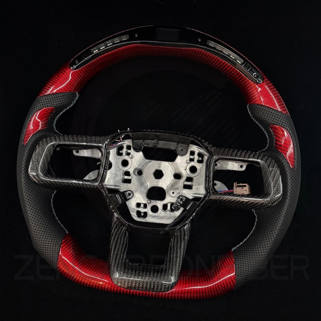 2024+ Ford Mustang S650 Carbon Fiber Steering Wheel Steering Wheels
