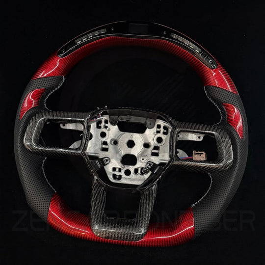 2024+ Ford Mustang S650 Carbon Fiber Steering Wheel Steering Wheels
