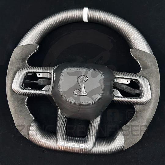 2024 + Ford Mustang S650 Carbon Fiber Steering Wheel Steering Wheels