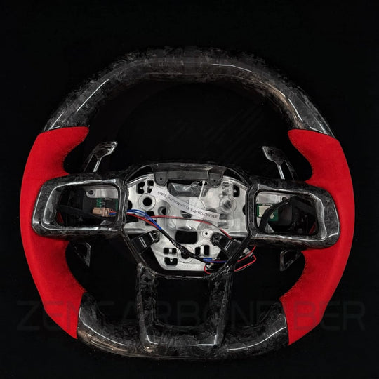 2024+ Ford Mustang S650 Carbon Fiber Steering Wheel - Steering Wheels