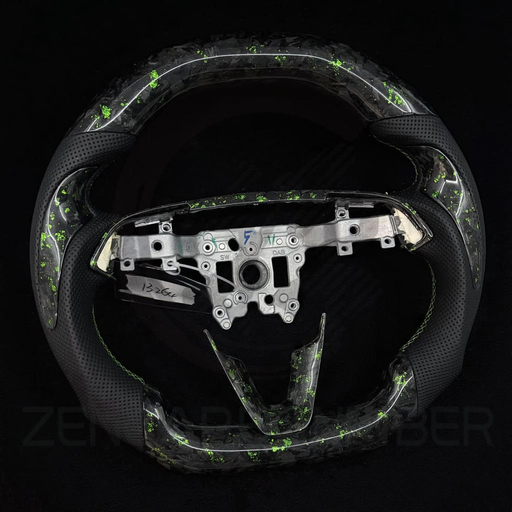 2024+ Tesla Model 3/Y Carbon Fiber Steering Wheel - Steering Wheels