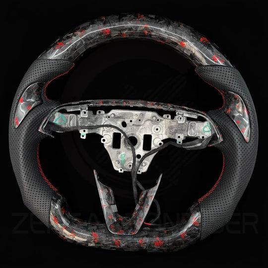 2024+ Tesla Model 3/Y Carbon Fiber Steering Wheel - Steering Wheels