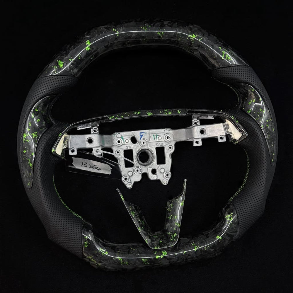 2024+ Tesla Model 3/Y Carbon Fiber Steering Wheel - Steering Wheels