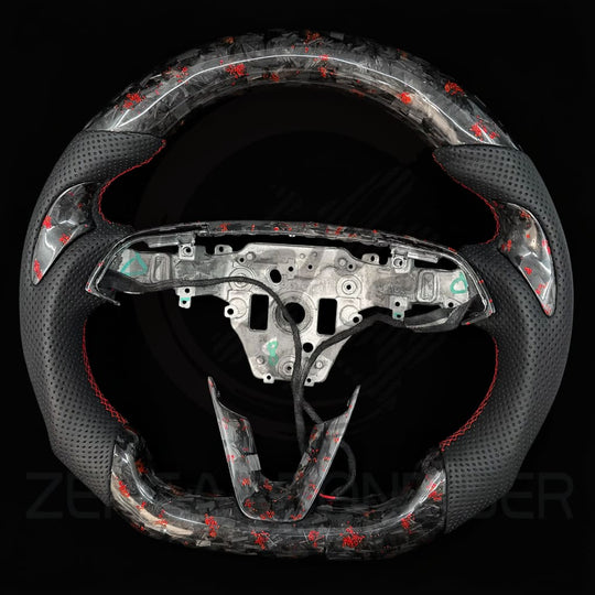2024+ Tesla Model 3/Y Carbon Fiber Steering Wheel - Steering Wheels