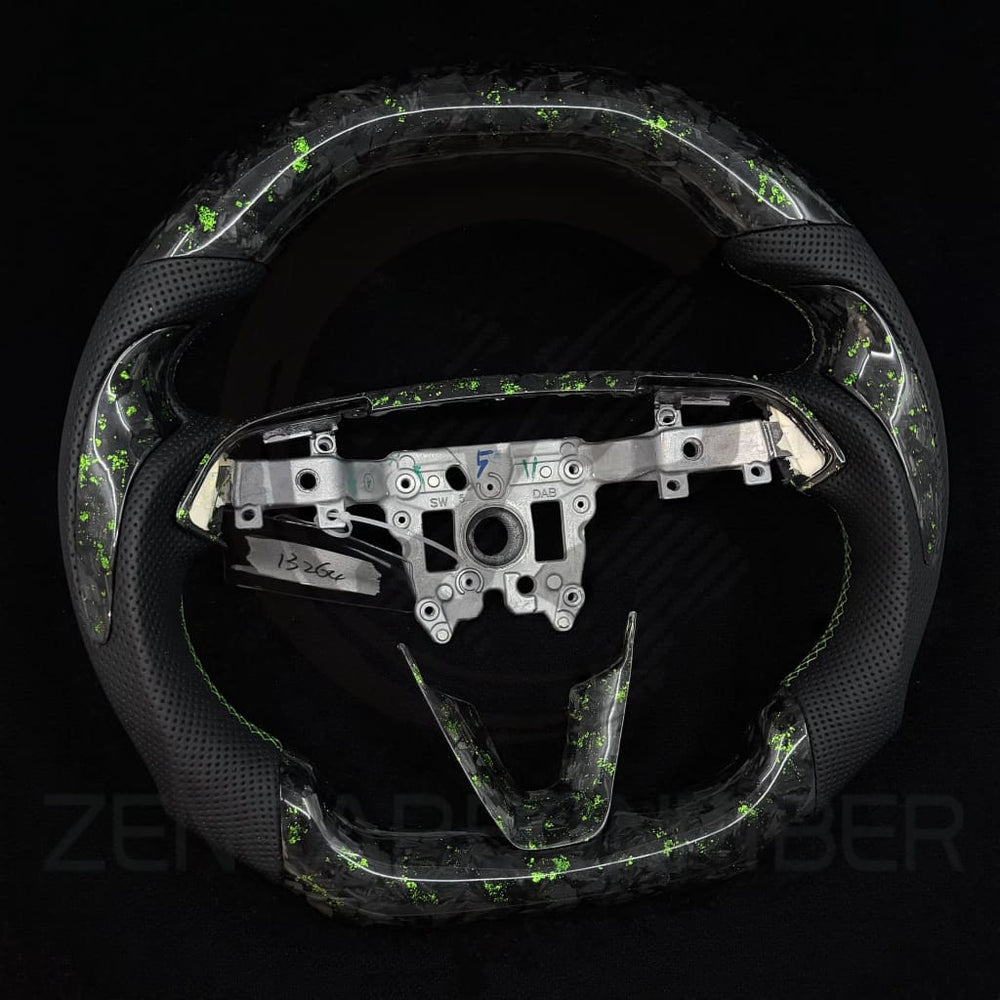 2024+ Tesla Model 3/Y Carbon Fiber Steering Wheel - Steering Wheels
