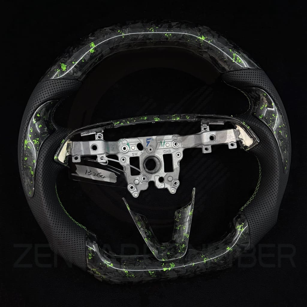 2024+ Tesla Model 3/Y Carbon Fiber Steering Wheel - Steering Wheels