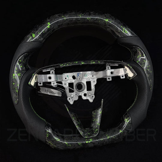 2024+ Tesla Model 3/Y Carbon Fiber Steering Wheel - Steering Wheels