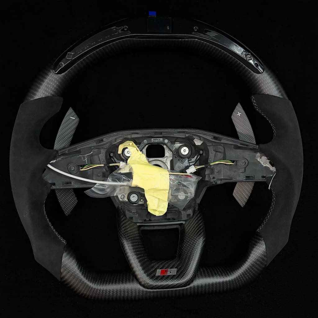 2025+ Audi B10 A5/S5/RS5 RS3 Caron Fiber Steering Wheel - Steering Wheels