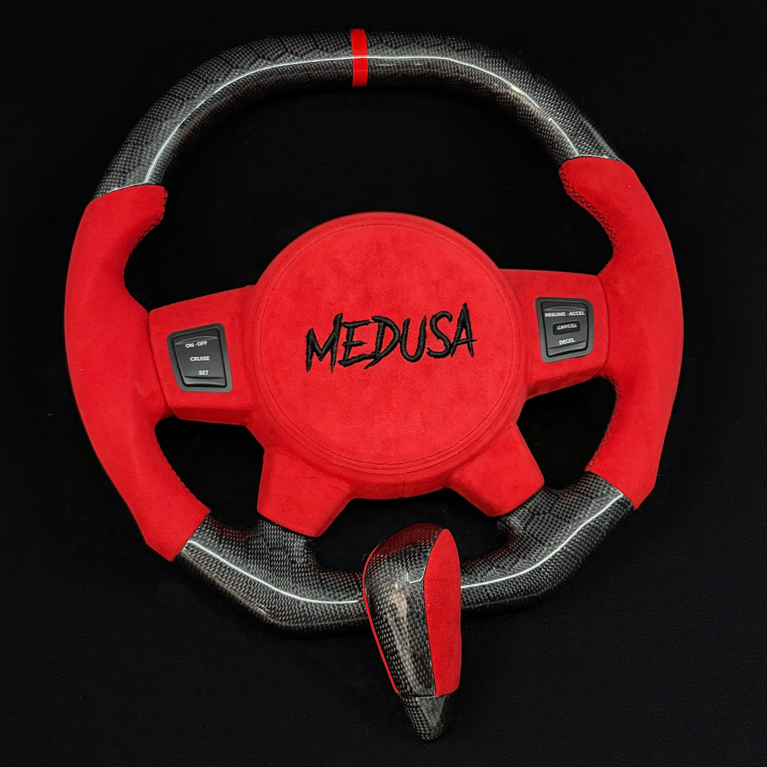 Volante de fibra de carbono 2006-2010 WK1 Jeep Grand Cherokee SRT8