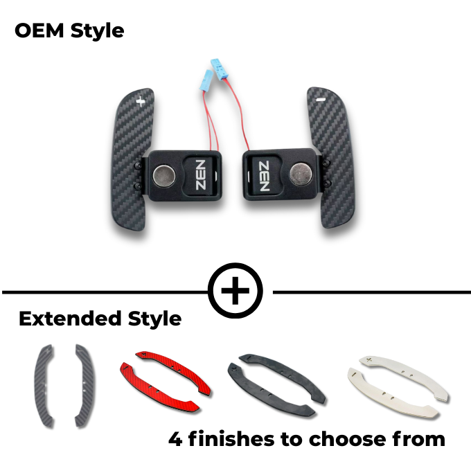 Zen Series™ Carbon Fiber Magnetic Paddle Shifters for BMW G Chassis