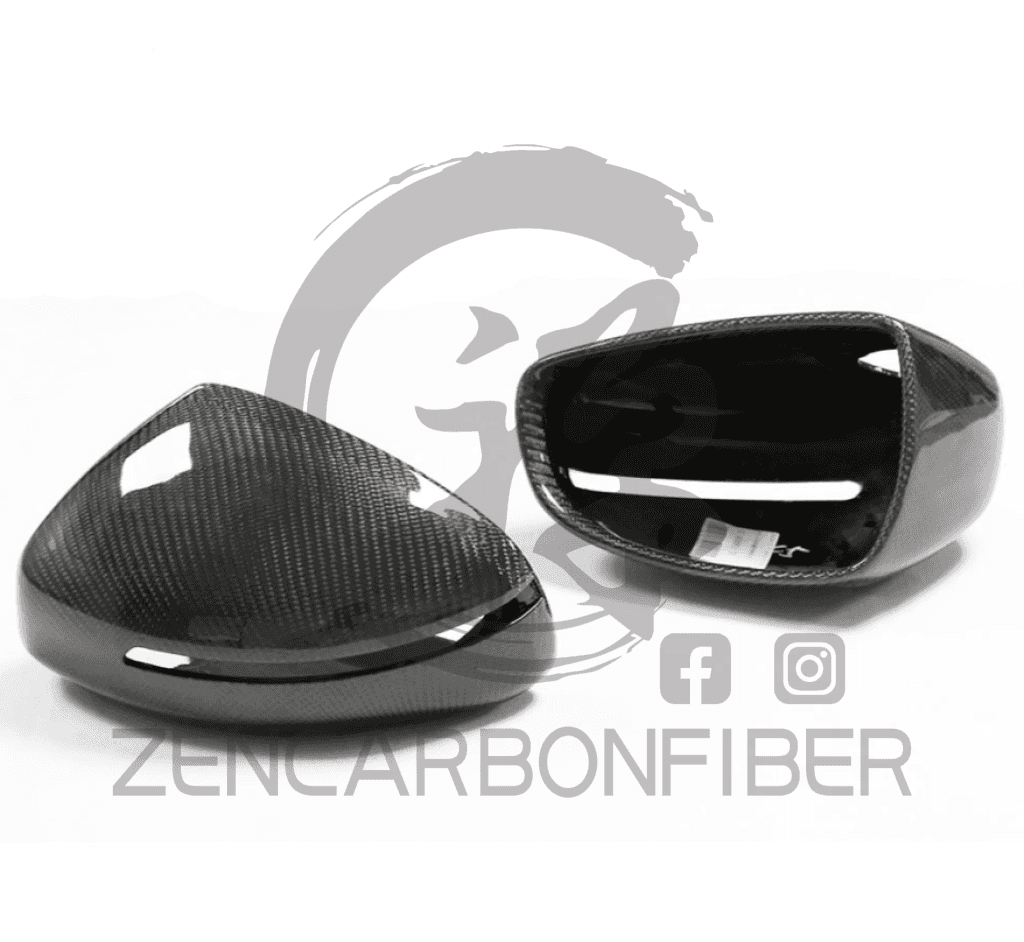 2006-2015 Audi R8 Carbon Fiber Mirror Caps Replacement