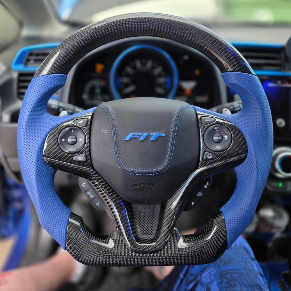 2015-2020 Honda Fit Carbon Fiber Steering Wheel