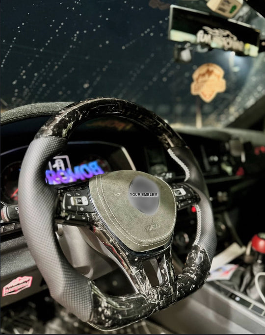 2015-2021 Volkswagen/VW MK7 Golf/Jetta/Passat Carbon Fiber Steering Wheel