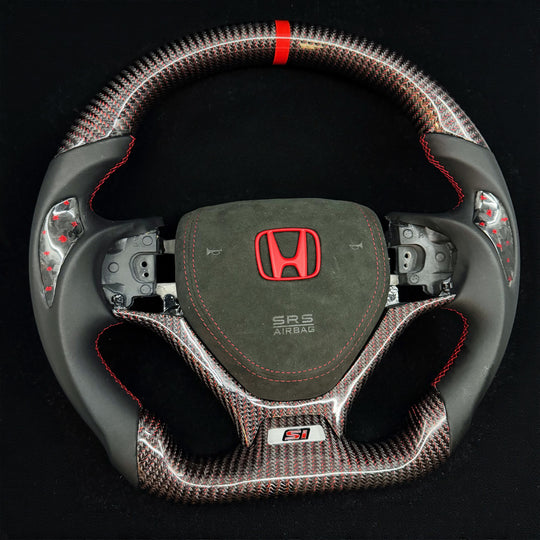 2012-2015 9th gen Honda Civic Carbon Fiber Steering Wheel
