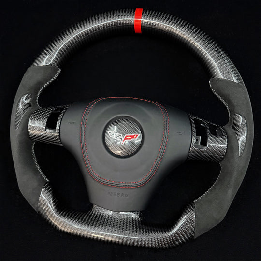 2006-2013 C6 Chevrolet Corvette Carbon Fiber Steering Wheel