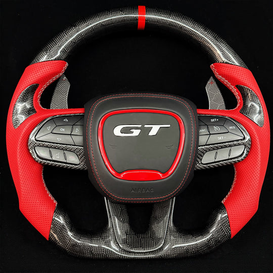 2015-2023 Dodge Charger/Challenger/Durango/WK2 Jeep SRT/Trackhawk Carbon Fiber Steering Wheel