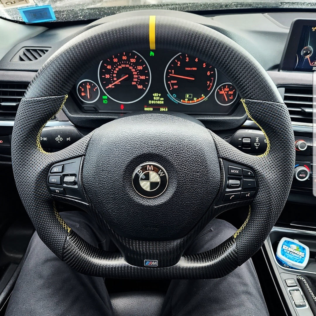 2012-2018 BMW F2X/F3X 2/3/4-series Carbon Fiber Steering Wheel