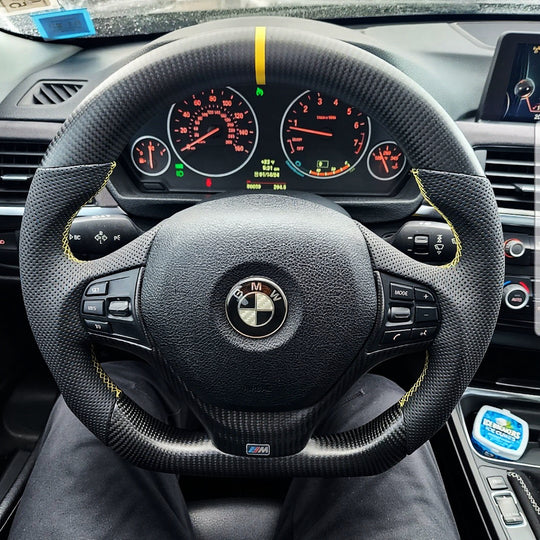 2012-2018 BMW F2X/F3X 2/3/4-series Carbon Fiber Steering Wheel