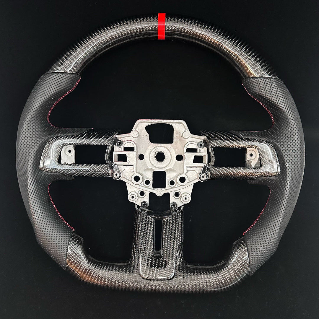 In Stock- 2015 + S550 Ford Mustang Carbon Fiber Steering Wheel Steering Wheel