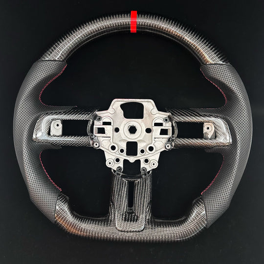 In Stock- 2015 + S550 Ford Mustang Carbon Fiber Steering Wheel Steering Wheel