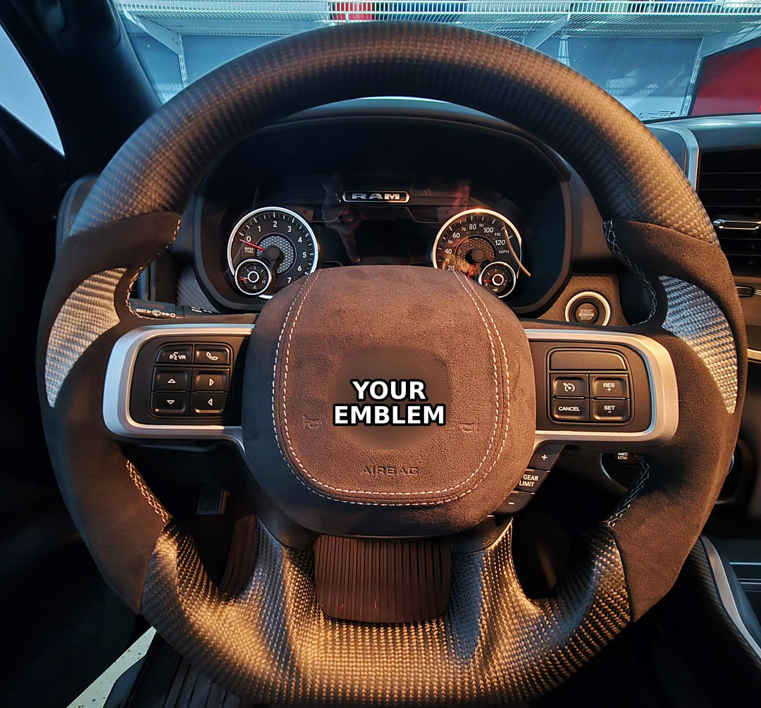 2019-2024 Dodge RAM Carbon Fiber Steering Wheel