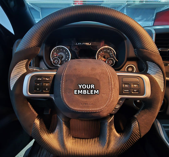 2019-2024 Dodge RAM Carbon Fiber Steering Wheel