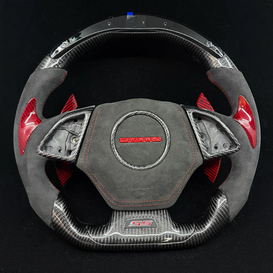 Volante de fibra de carbono Chevrolet Camaro 2015+ de sexta generación