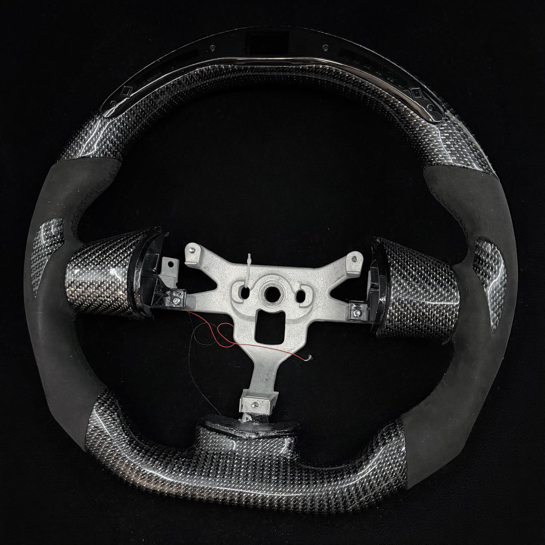 Volante de fibra de carbono personalizado para Chevrolet Corvette C6 2006-2013