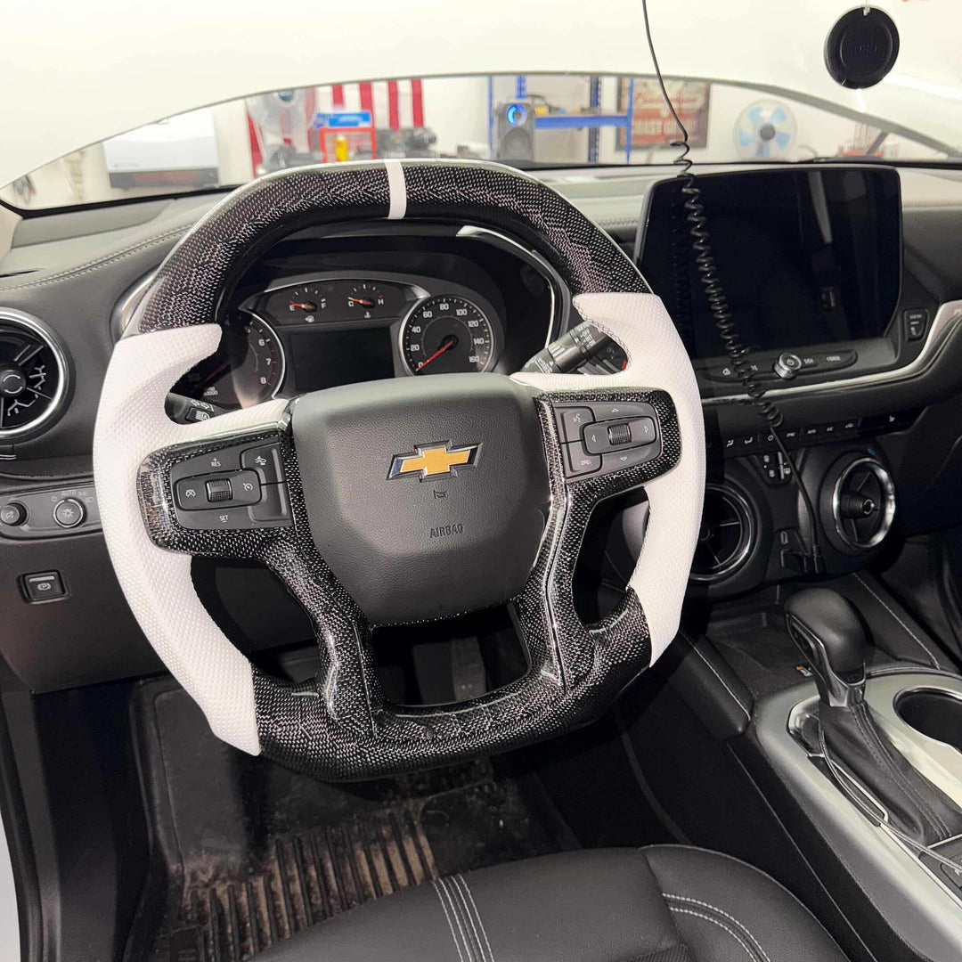 2019+ Chevrolet Silverado/GMC Sierra Carbon Fiber Steering Wheel