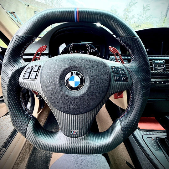 2006-2011 BMW E9X/E8X Sport Carbon Fiber Steering Wheel