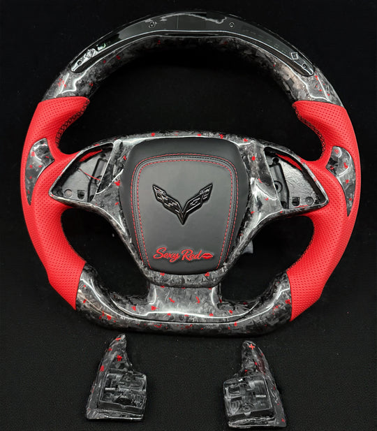 Volante de fibra de carbono Chevrolet C7 Corvette 2014-2019
