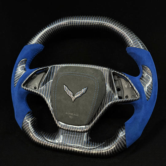 Volante de fibra de carbono Chevrolet C7 Corvette 2014-2019