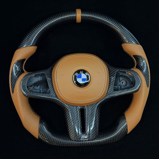 2018-2023 BMW F9X M5/M8 Carbon Fiber Steering Wheel