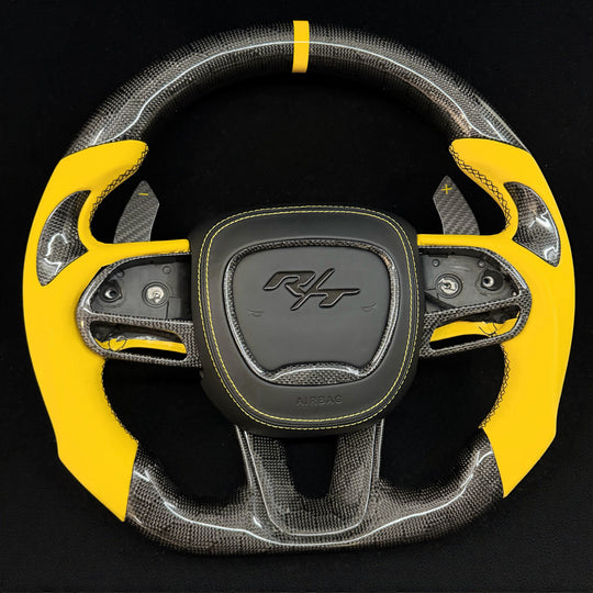 2015-2023 Dodge Charger/Challenger/Durango/WK2 Jeep SRT/Trackhawk Carbon Fiber Steering Wheel